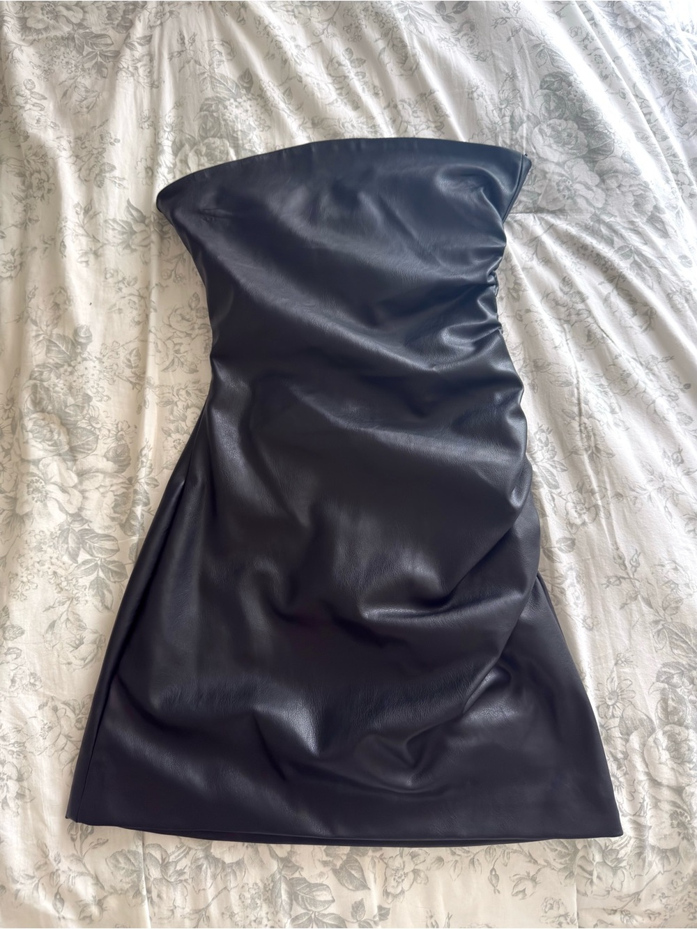 Zara Leather Mini Dress
